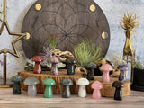Mushroom Gemstone Carvings